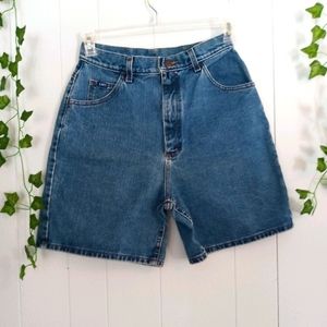 Vintage Lee High Rise Mom Shorts Size 12 Long
